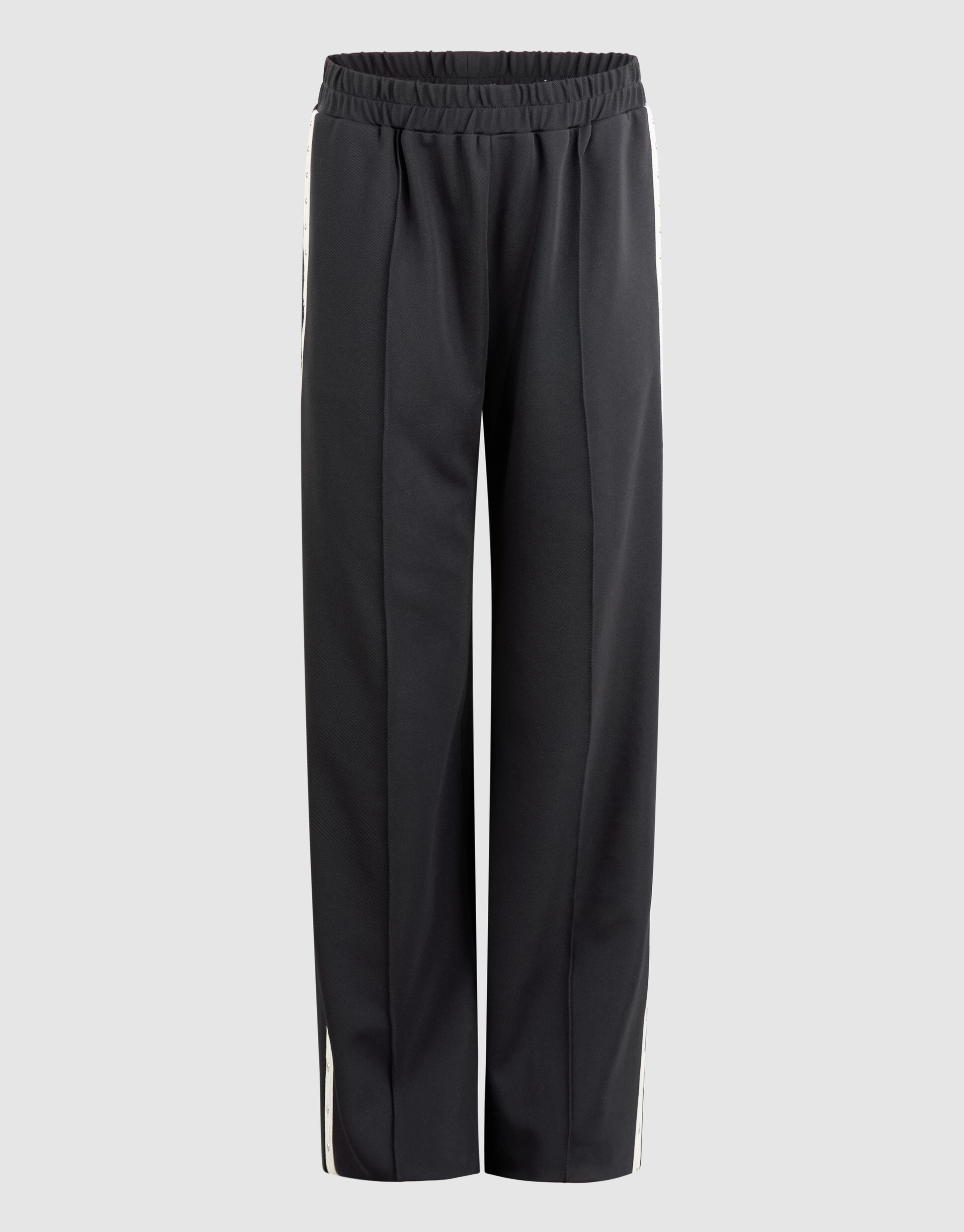 Dunkelgraue, mit Nieten besetzte Weite Hose SHOEBY GIRLS