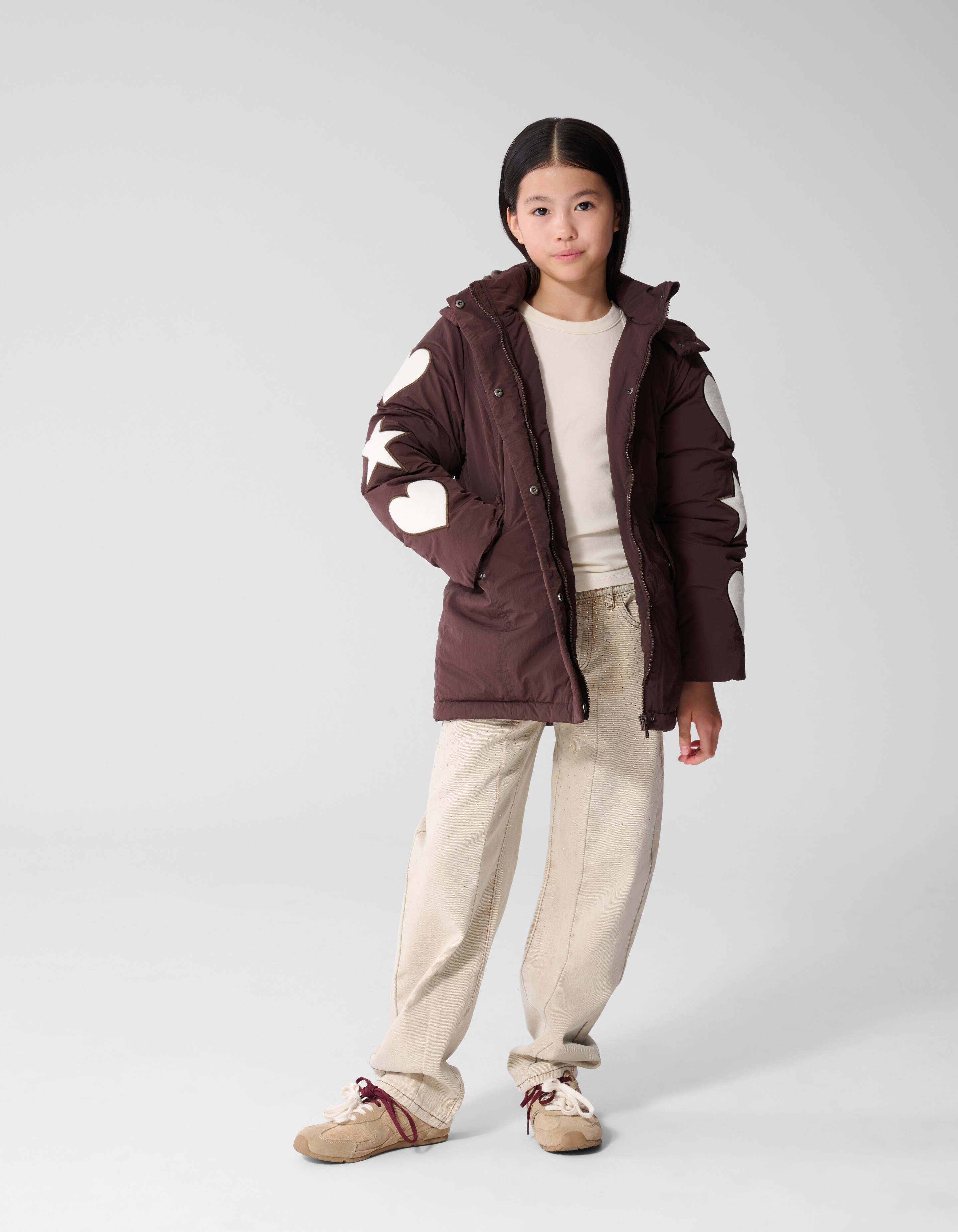 Technische Icon Jacke Braun SHOEBY GIRLS