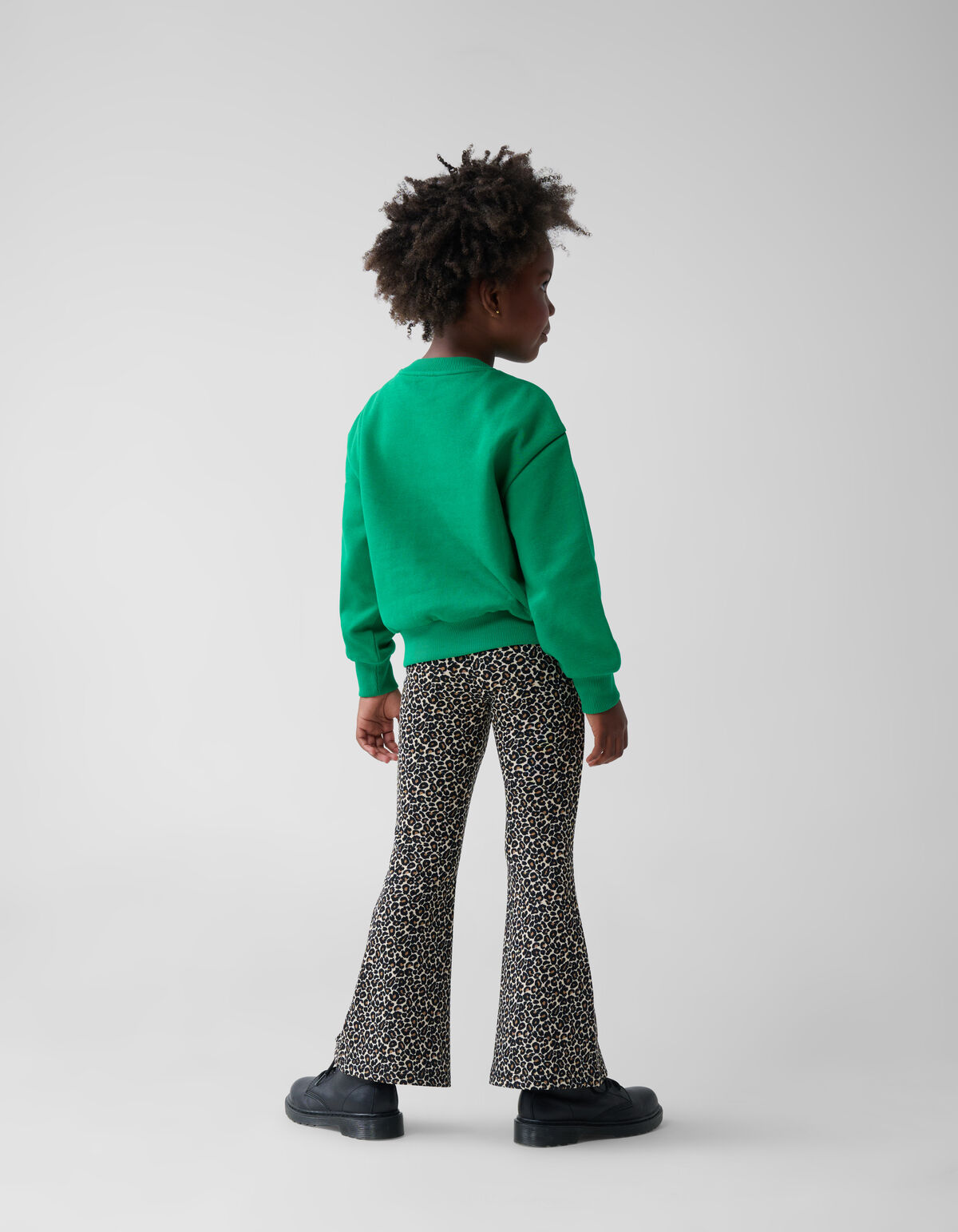 Leopard Split Flared Legging Braun SHOEBY GIRLS