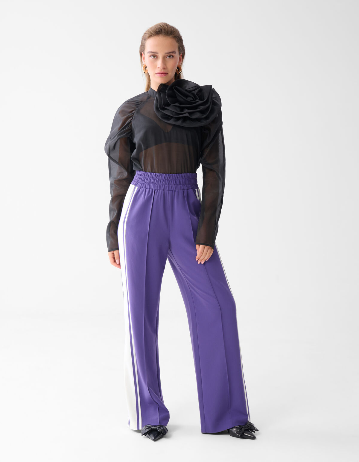 Transparentes Top Schwarz von Monica SHOEBY WOMEN