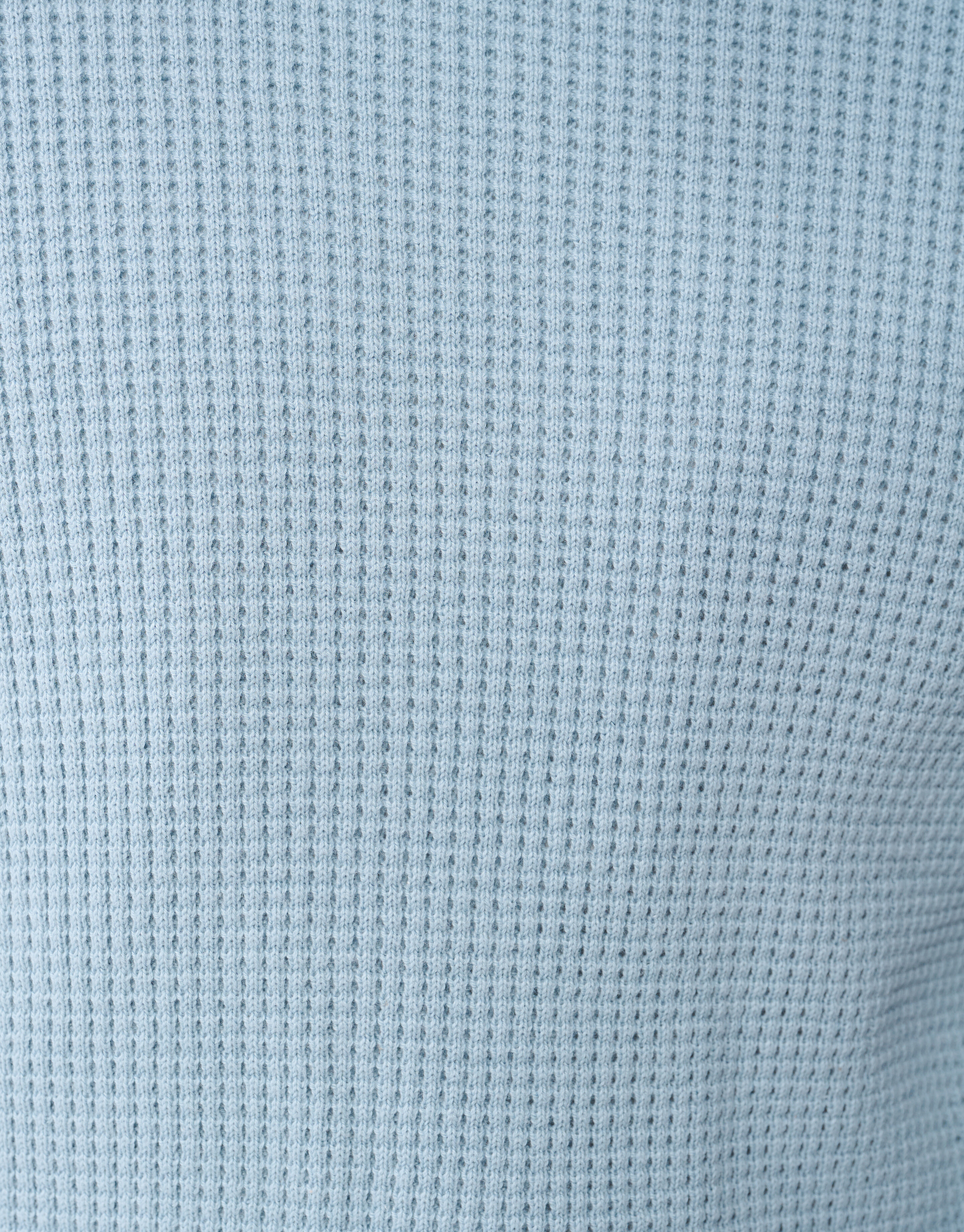 Gestrickter Waffelpullover Hellblau SHOEBY MEN