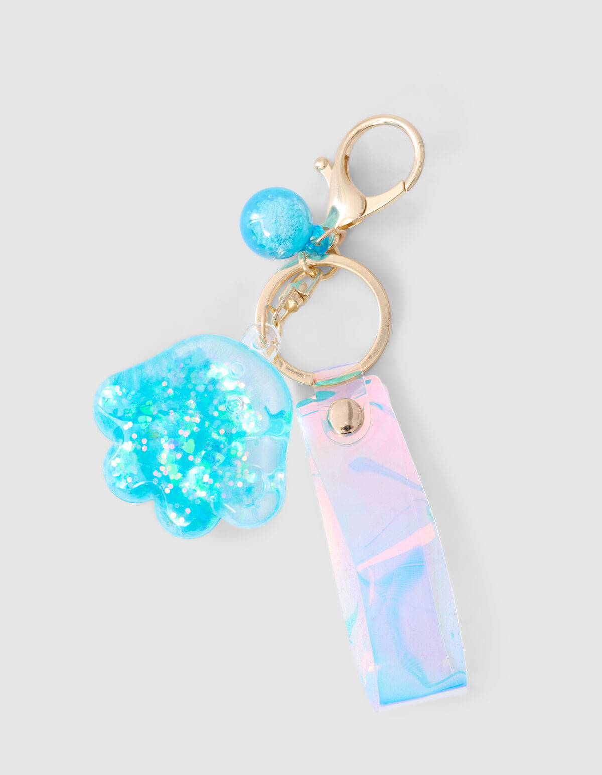 Paw Print Schlüsselanhänger Blau SHOEBY ACCESSOIRES