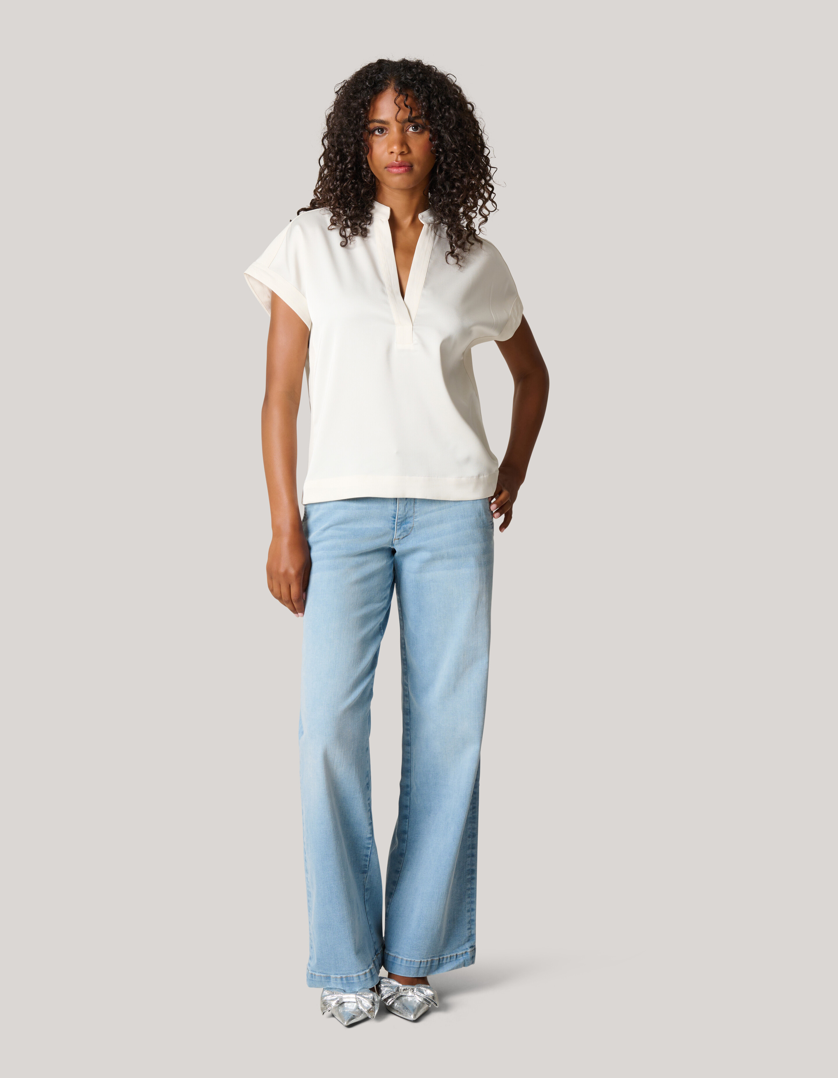 Inside Out Top Off White SHOEBY WOMEN