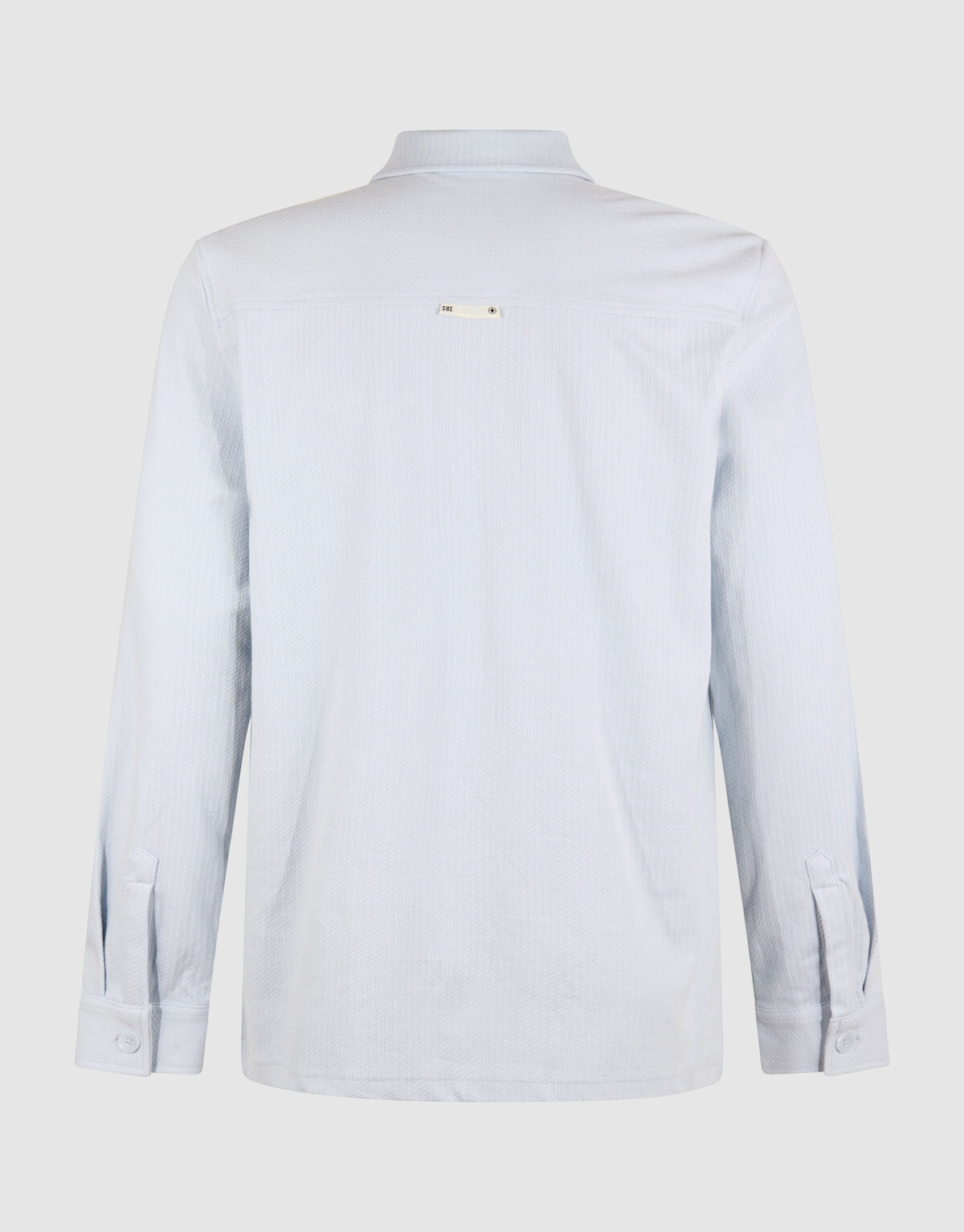 Strukturiertes Overshirt Hellblau SHOEBY MEN