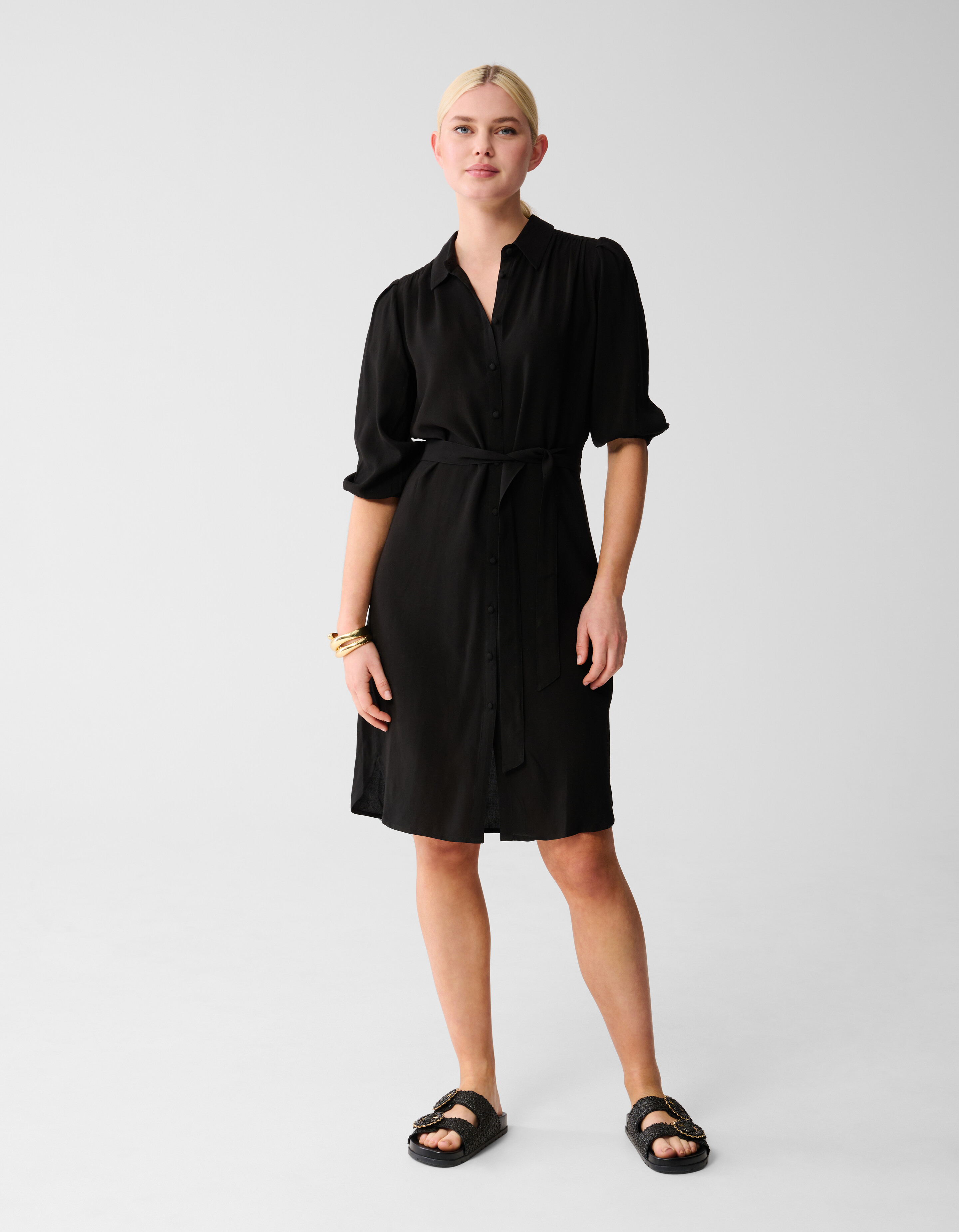 Midikleid Schwarz SHOEBY WOMEN