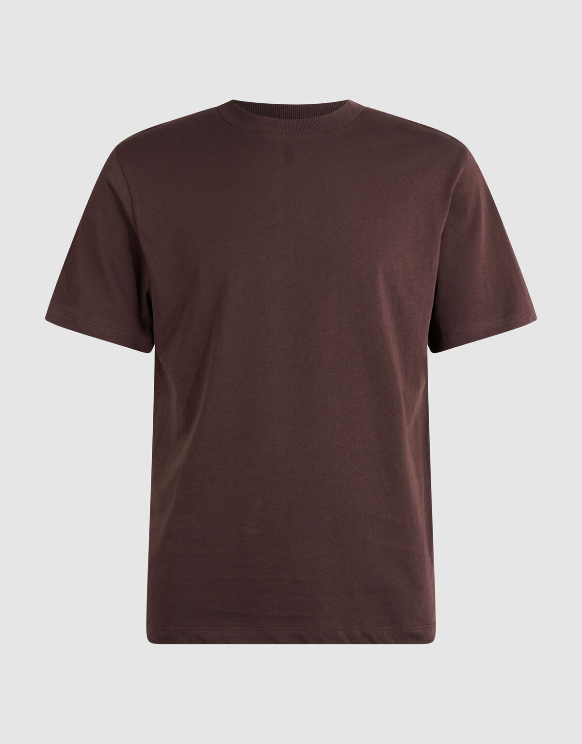 T-Shirt mit Scratched Artwork-Motiv Dunkelbraun SHOEBY MEN