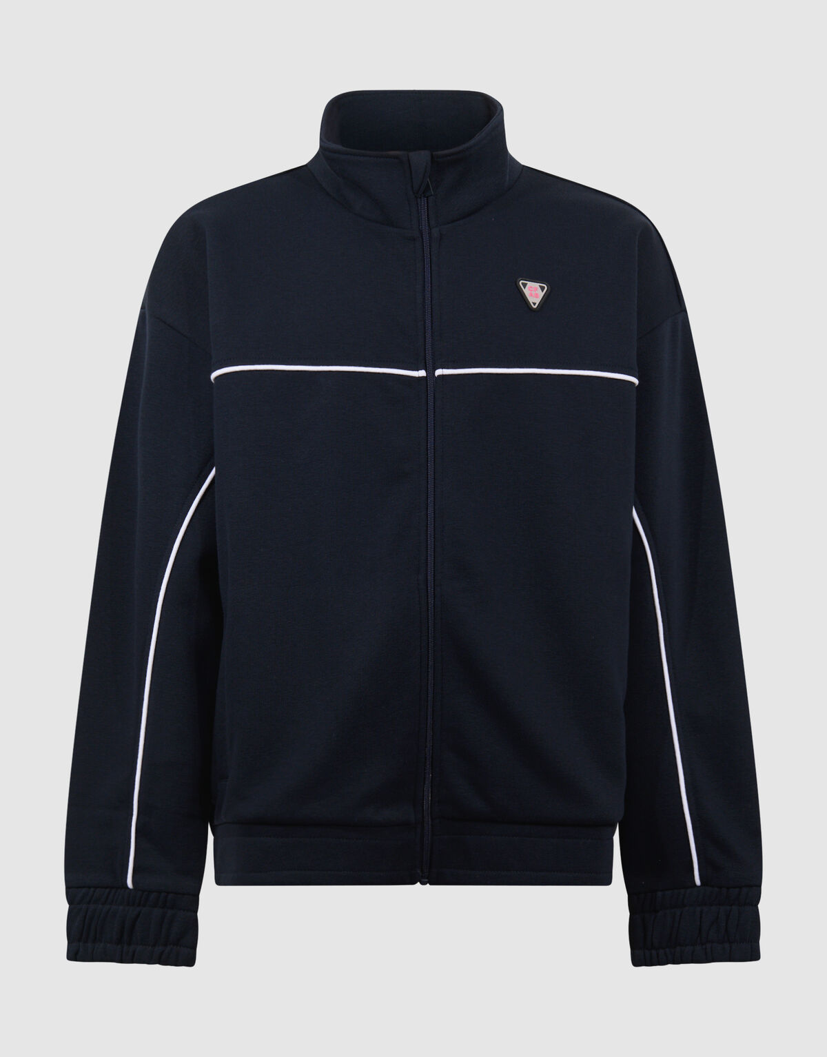 Dunkelblaue Jacke mit weichem Rei&szlig;verschluss SHOEBY BOYS