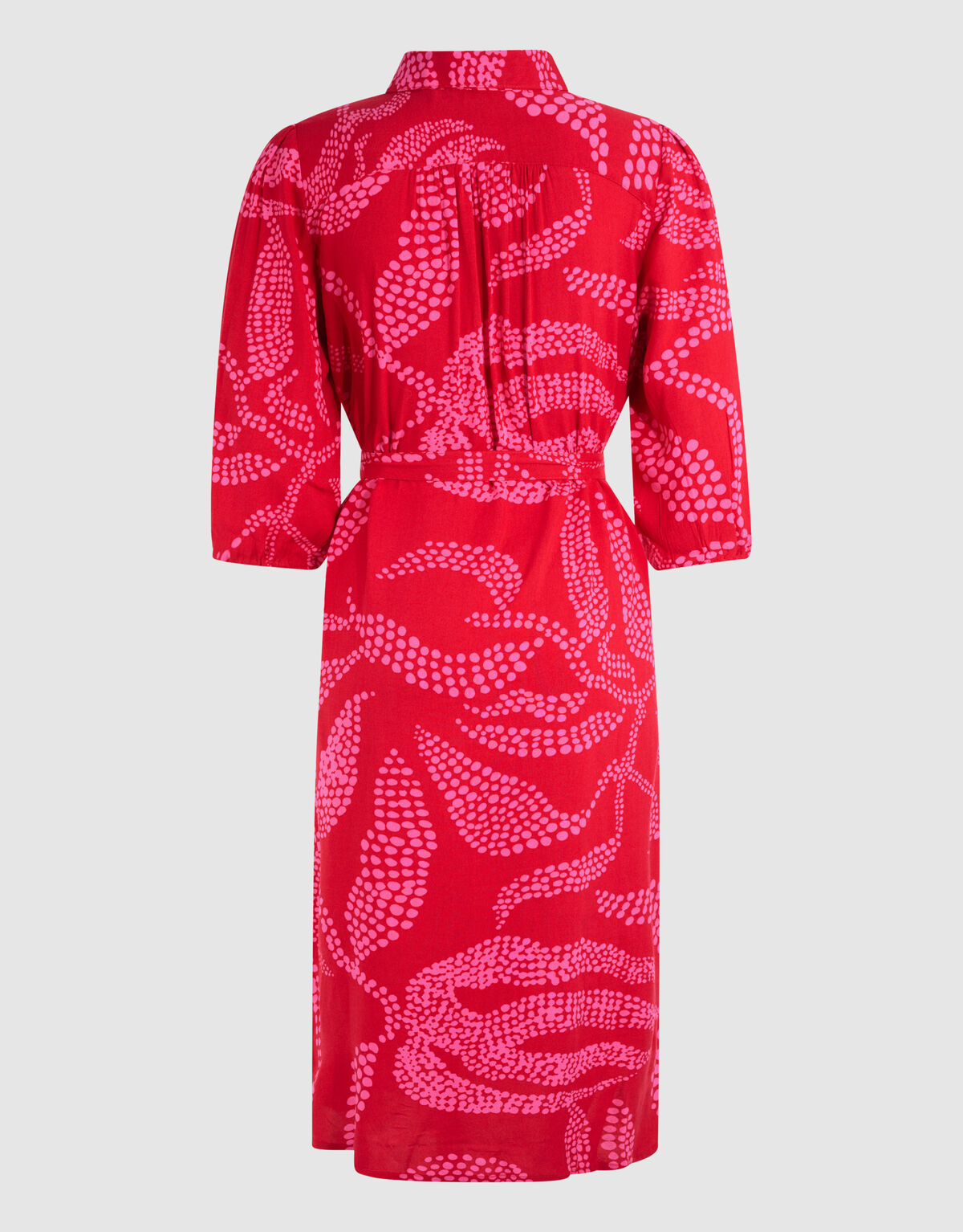 Bedrucktes Midikleid Rot SHOEBY WOMEN