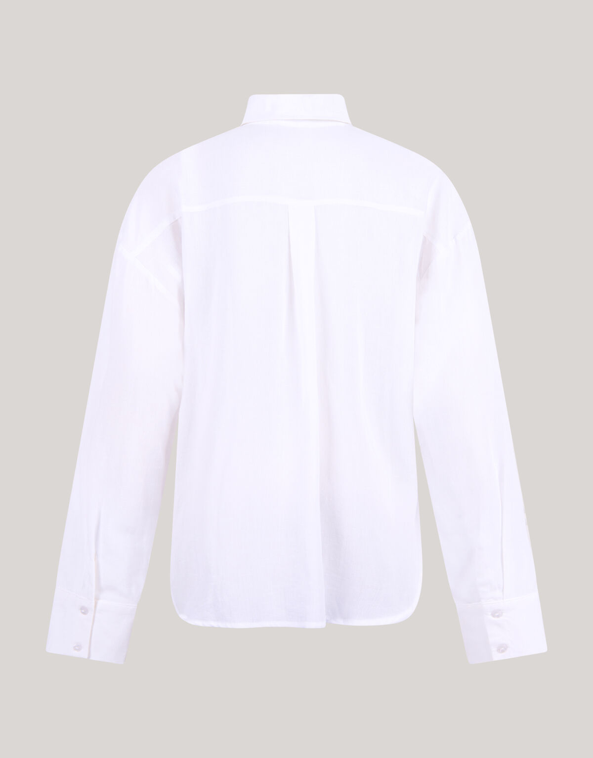 Linnen Crochet Blouse Wit SHOEBY WOMEN