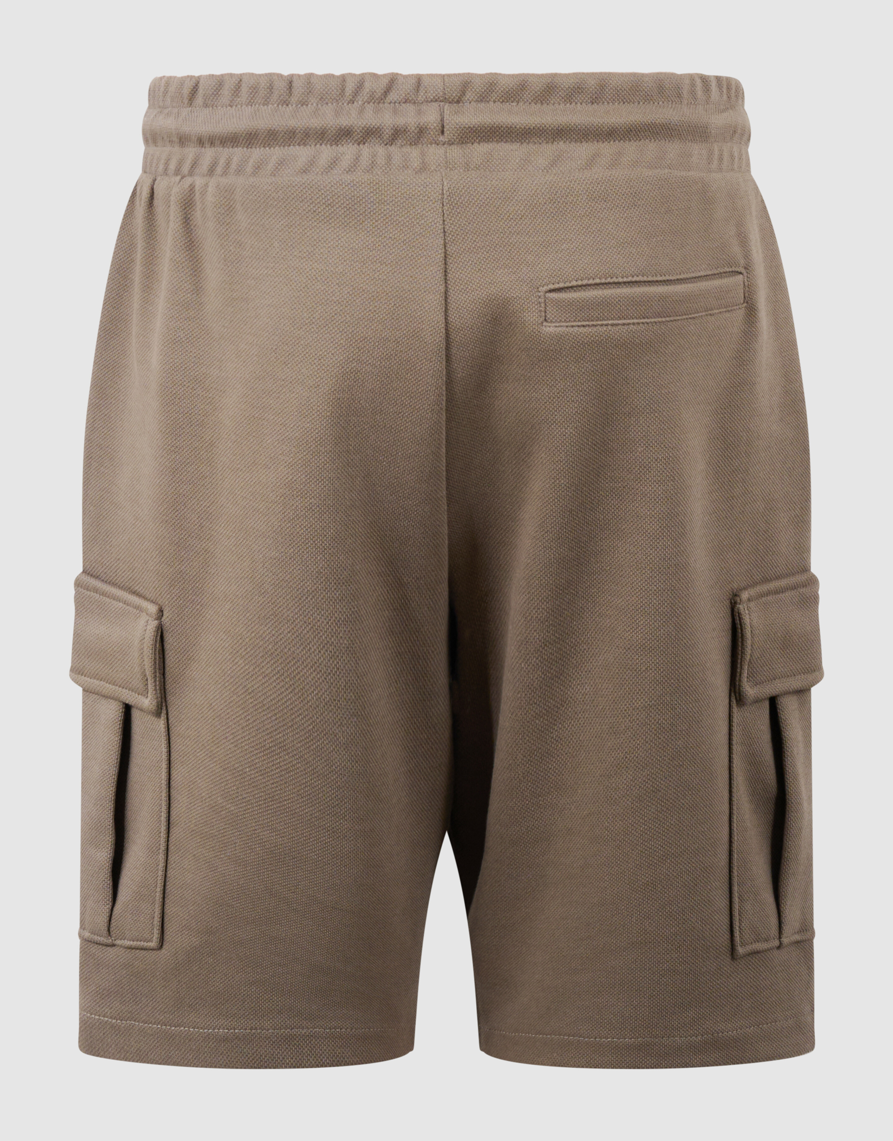 Cargo Piqu&eacute; Shorts Taupe SHOEBY BOYS