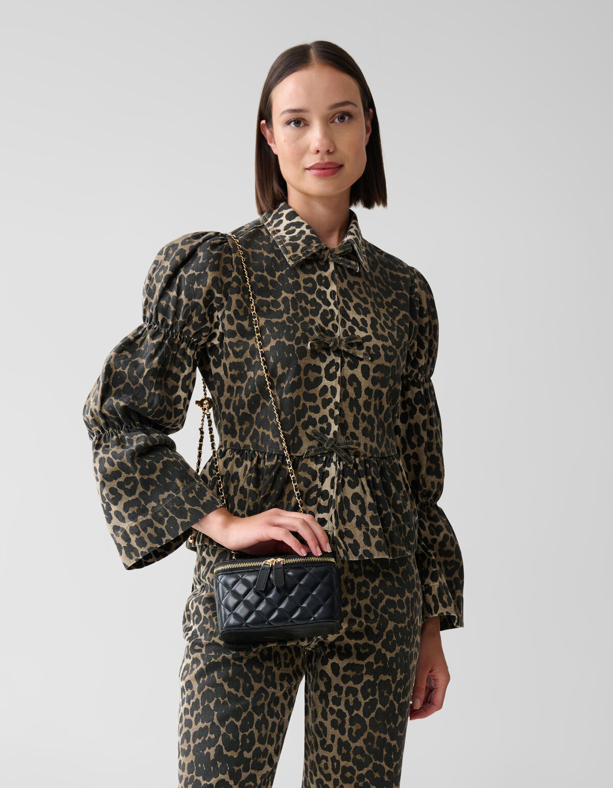 Gesteppte Tasche schwarz SHOEBY ACCESSOIRES