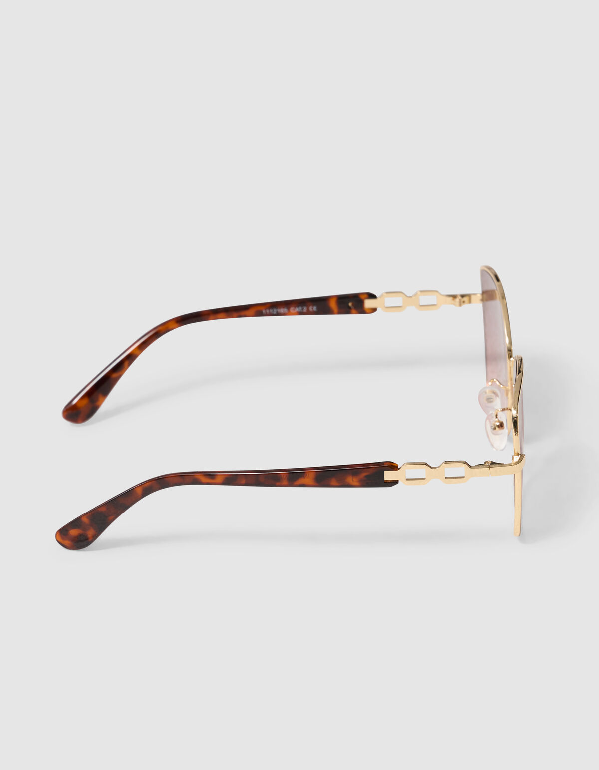 Kleine Ketten-Sonnenbrille Hellbraun SHOEBY ACCESSOIRES