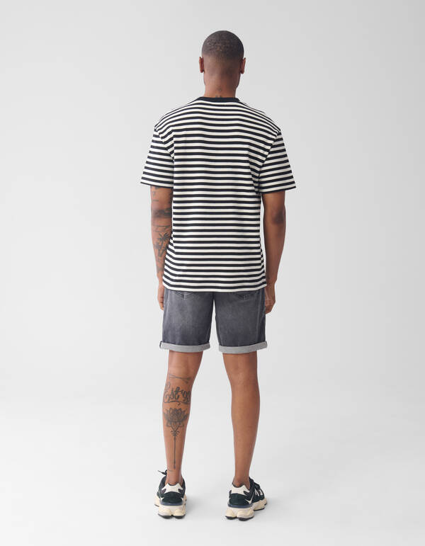 Denim Short Dunkelgrau SHOEBY MEN