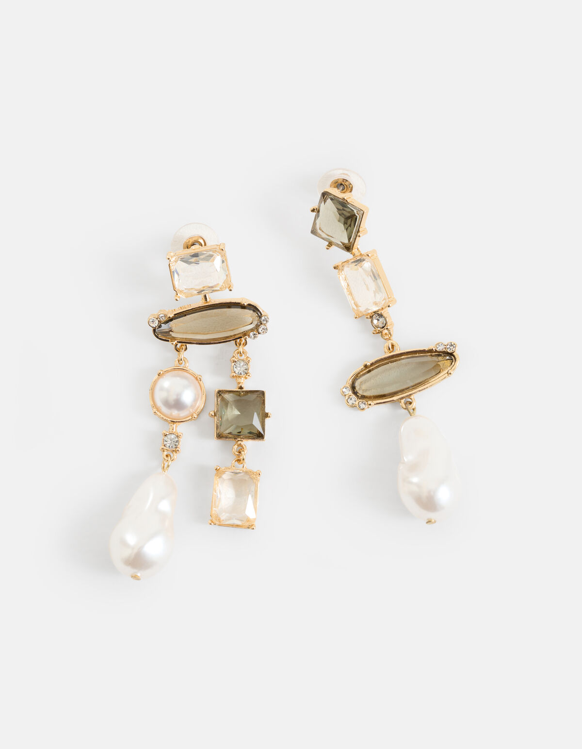 Verschiedene Ohrringe Grau SHOEBY ACCESSOIRES