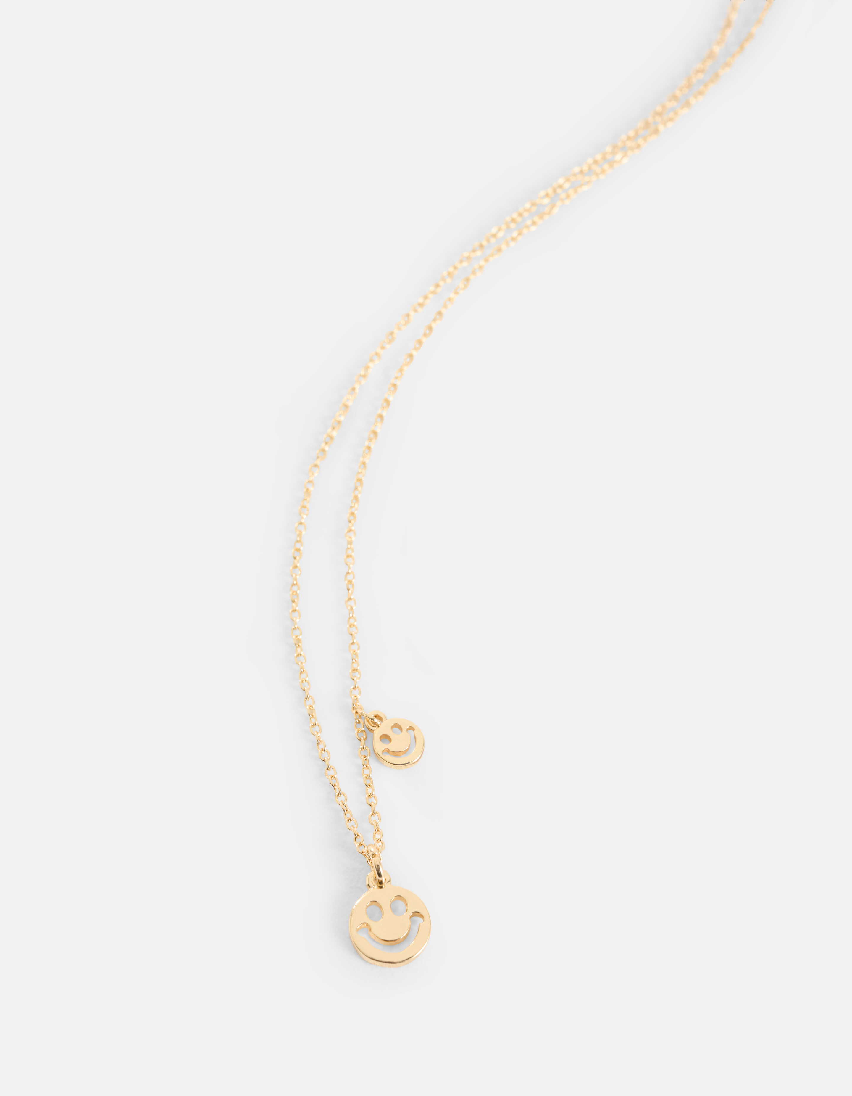 Smiley-Halskette Gold SHOEBY ACCESSOIRES