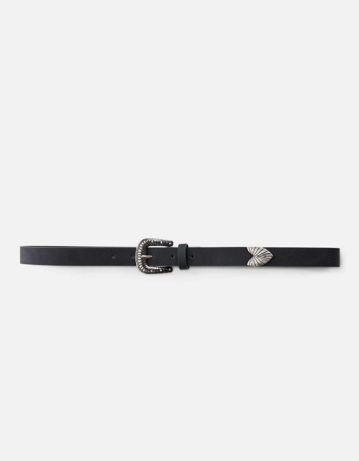 Western Gürtel mit Schlangendruck Schwarz SHOEBY ACCESSOIRES