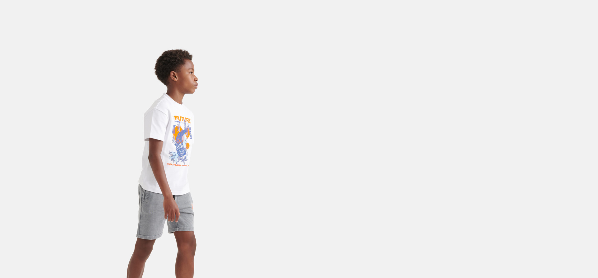 Artwork T-Shirt Weiß SHOEBY BOYS