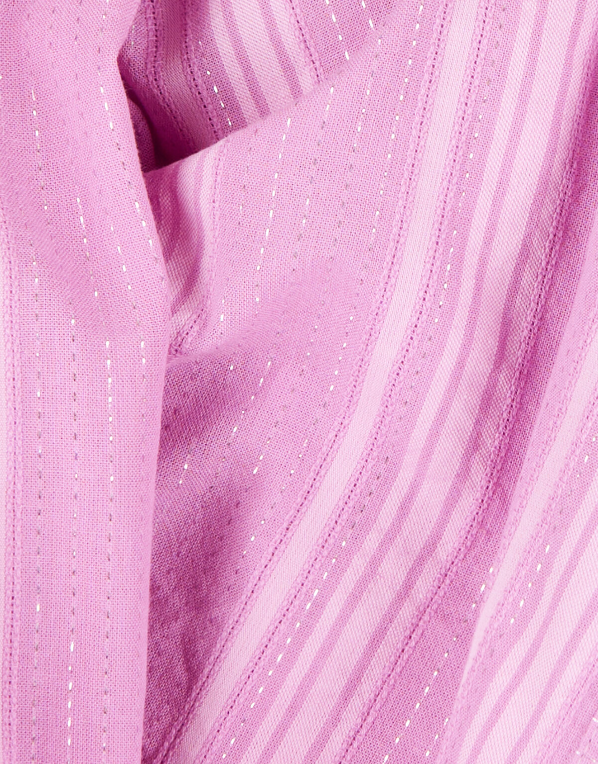 Gestreifte Lurexbluse Rosa SHOEBY GIRLS