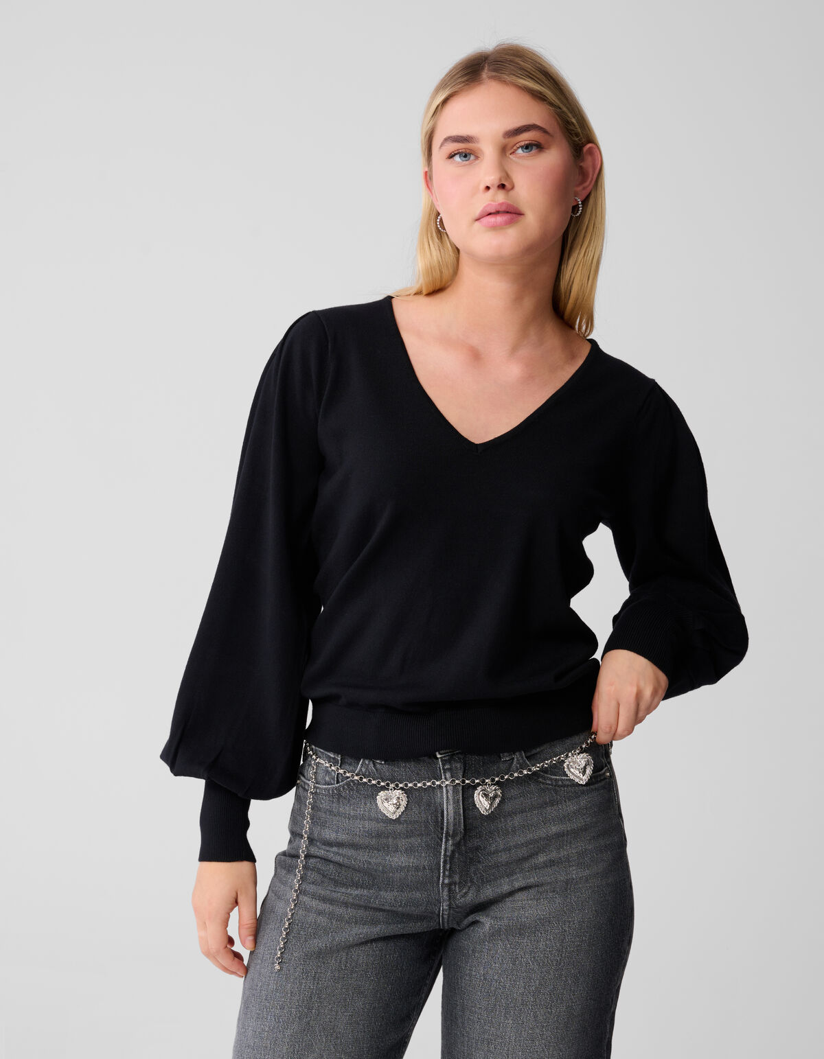 Vintage Herz Kettenriem Silber SHOEBY ACCESSOIRES