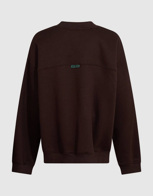 Label Sweater Dunkelbraun SHOEBY BOYS