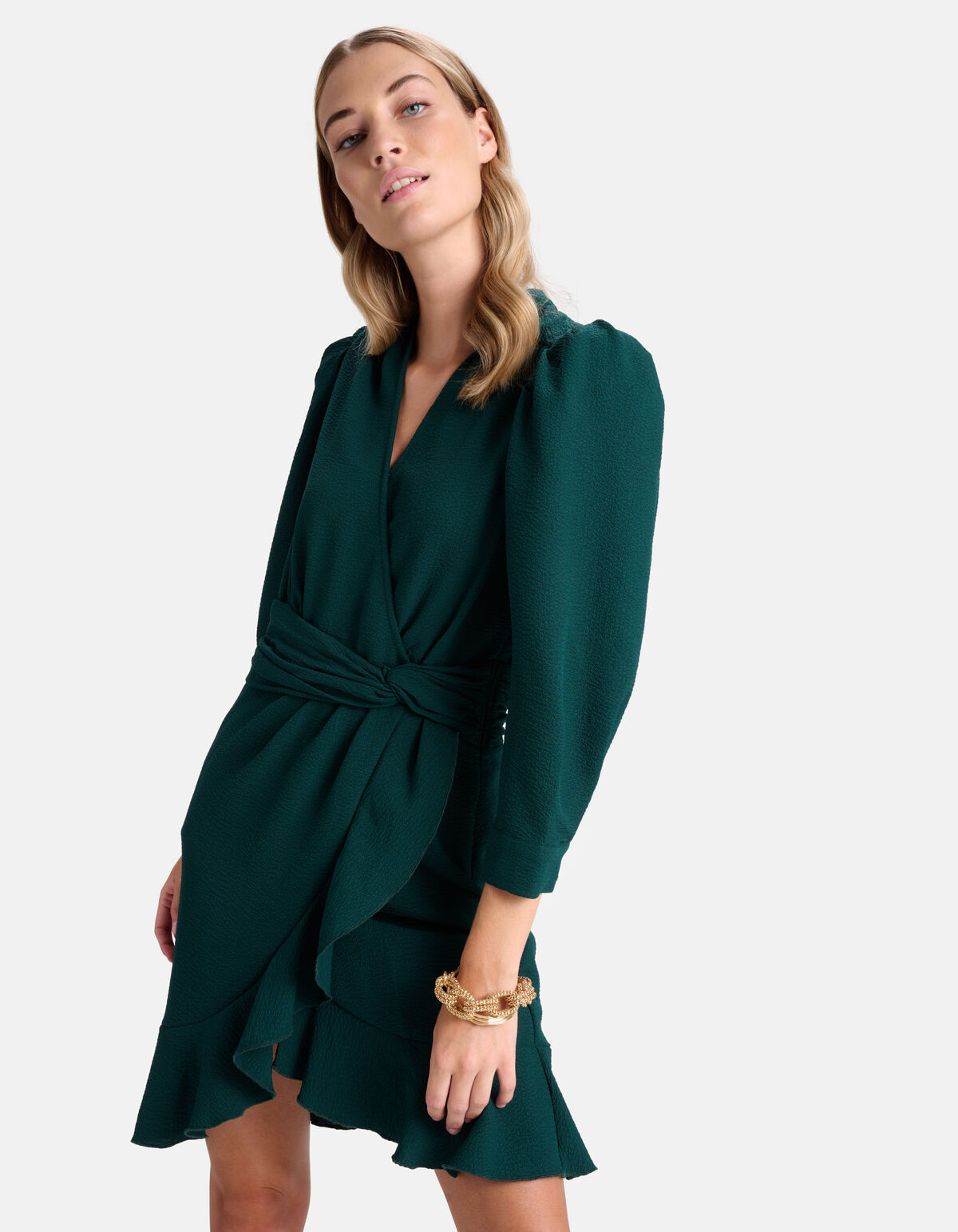 Drapiertes Kleid Grün von Fred SHOEBY WOMEN