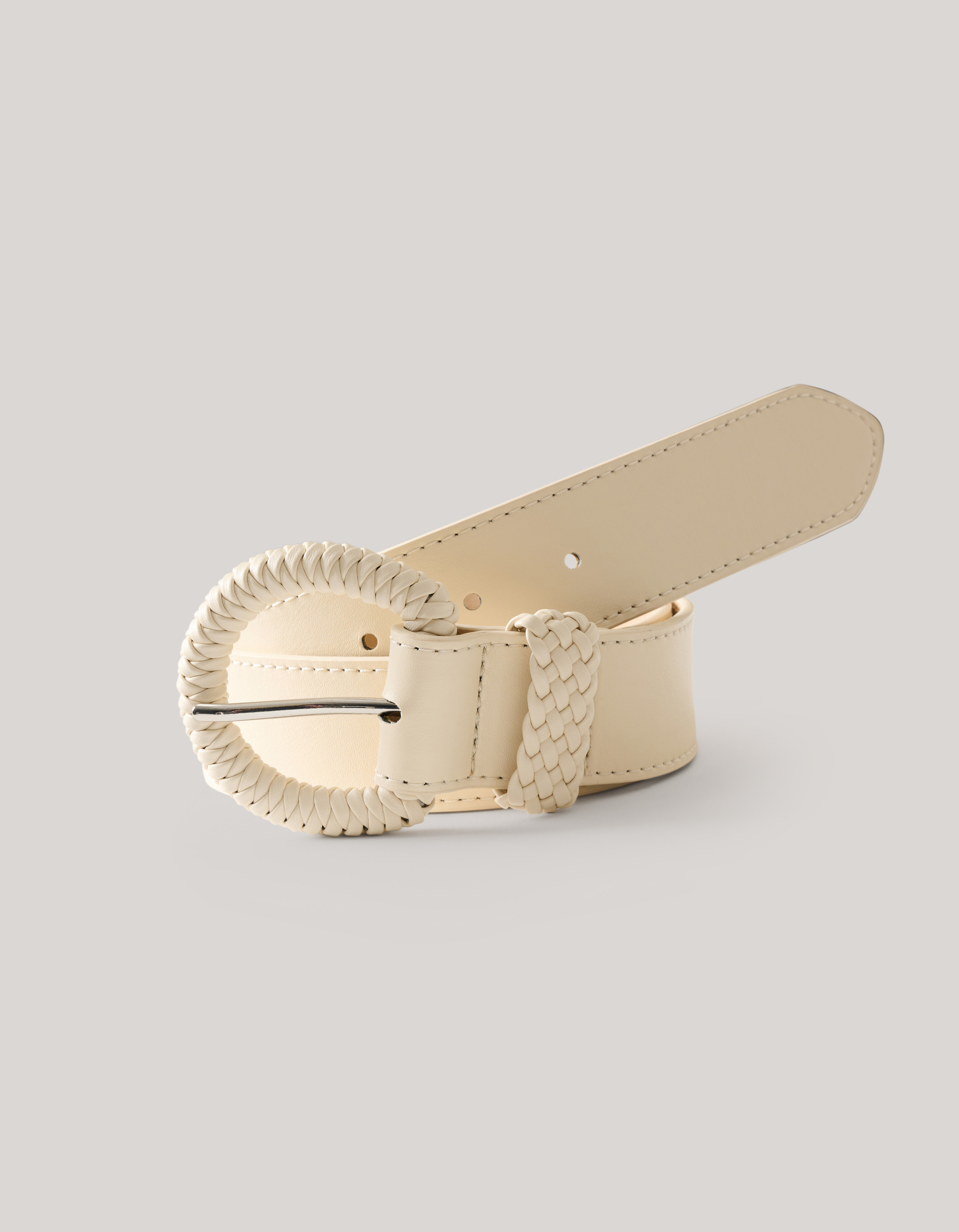 Geflochtener Gürtel Off White SHOEBY ACCESSOIRES