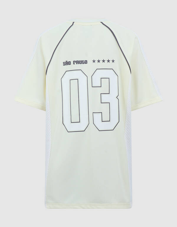 Sportliches Oversized-T-Shirt Hellgelb SHOEBY BOYS