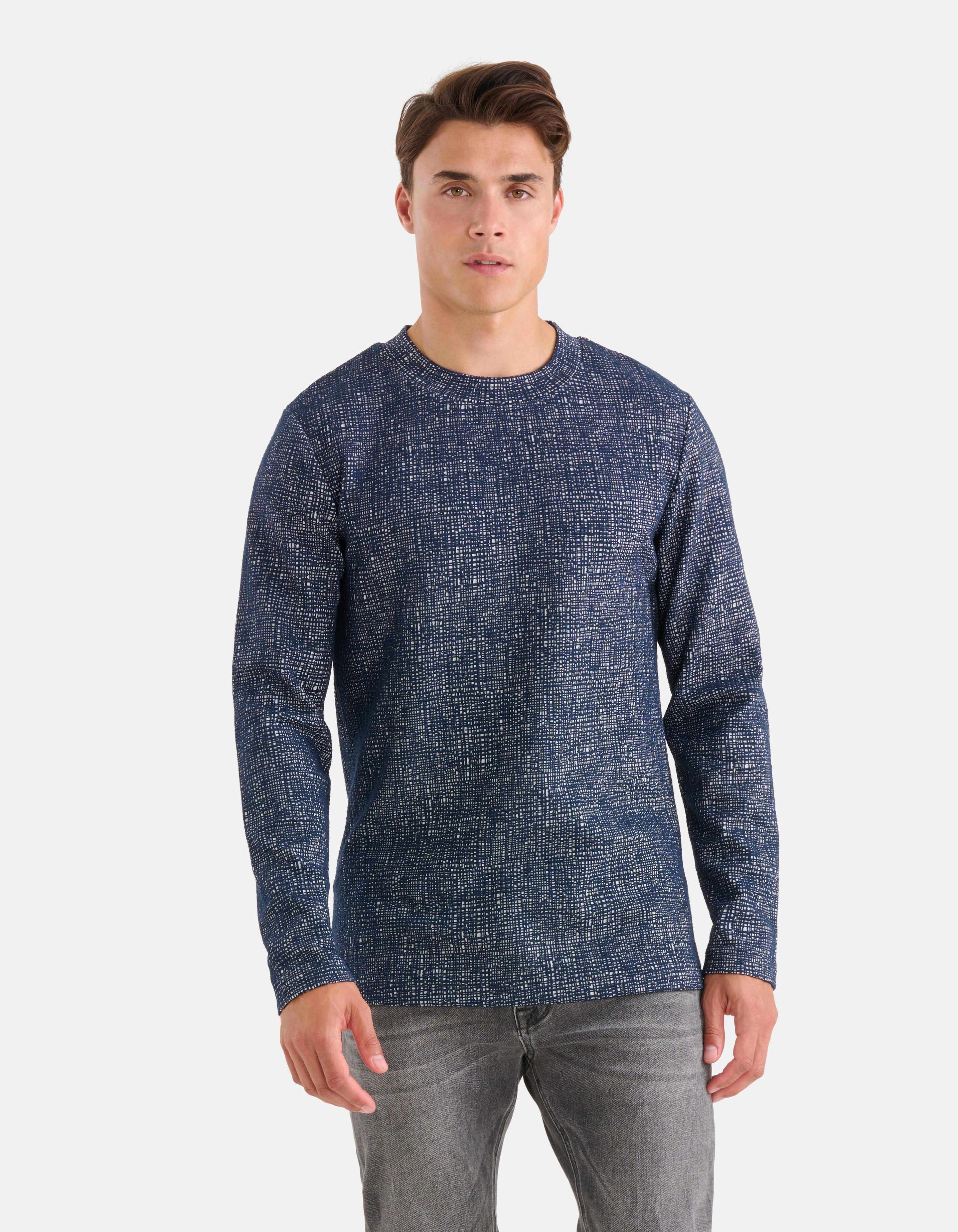 Grafik-T-Shirt Dunkelblau SHOEBY MEN