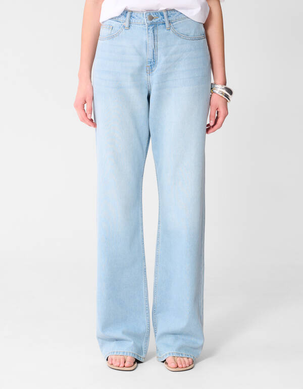 Jeans mit weitem Bein gebleicht SHOEBY WOMEN