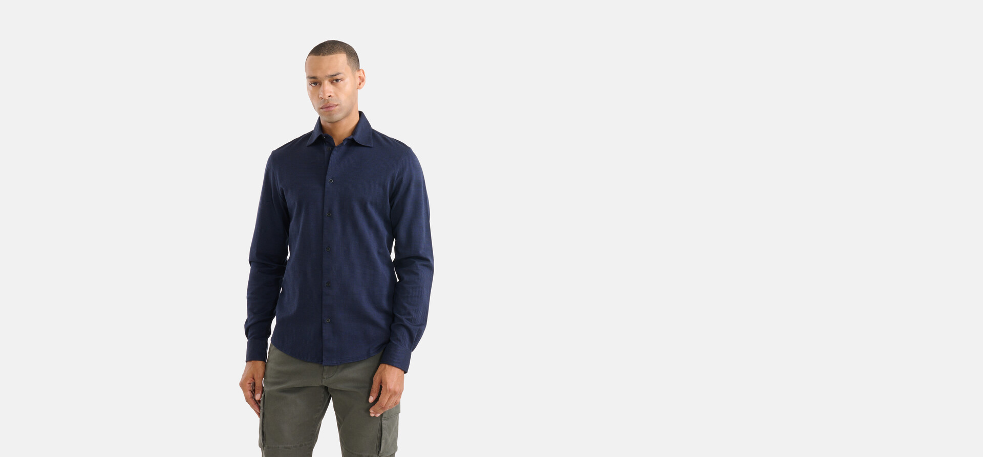 Jersey Shirt Dunkelblau SHOEBY MEN