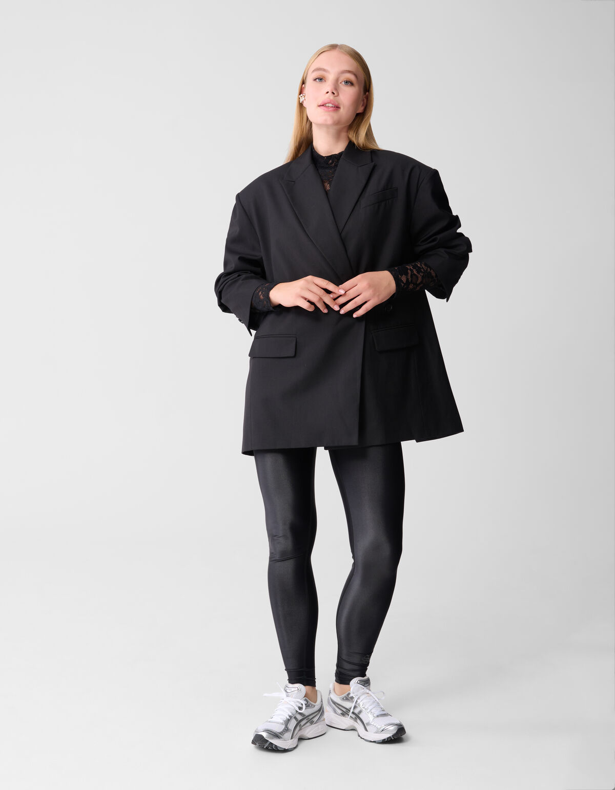 Glänzende Leggings Schwarz SHOEBY WOMEN