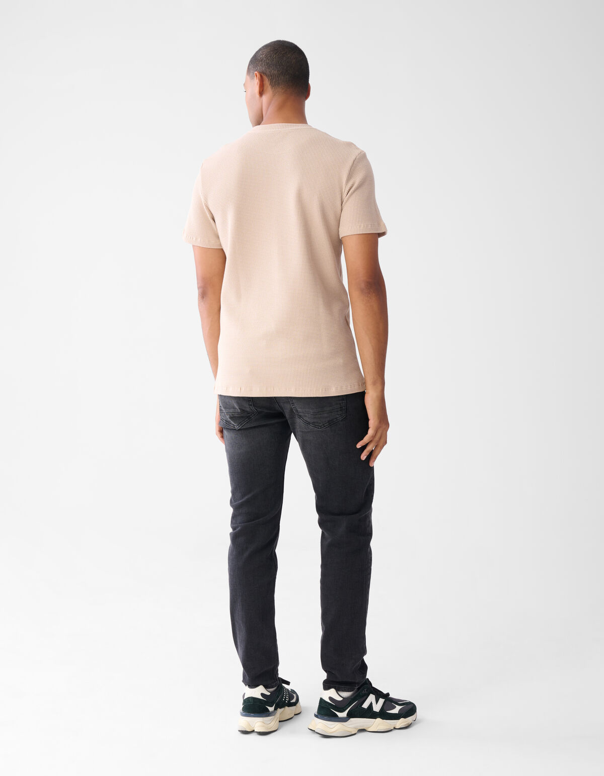 Textur T-shirt Sand SHOEBY MEN