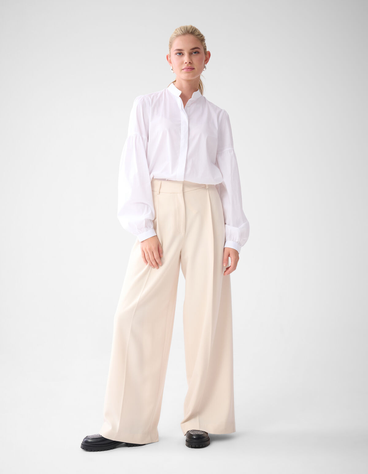Popeline-Bluse Weiß von Lonneke SHOEBY WOMEN