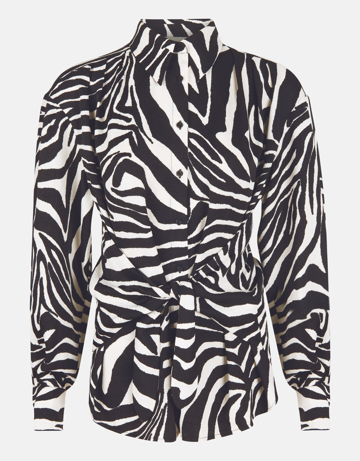 Zebra Print Bluse Schwarz/Weiß SHOEBY WOMEN