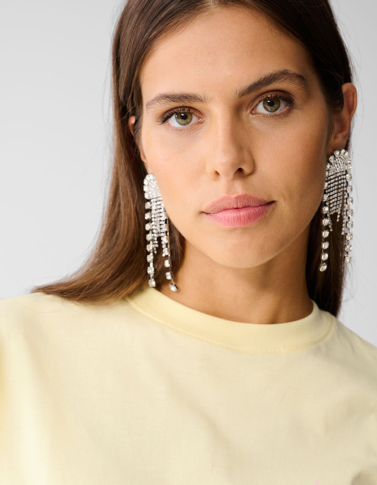 Cocktail Kunst T-Shirt Lichtgelb SHOEBY WOMEN