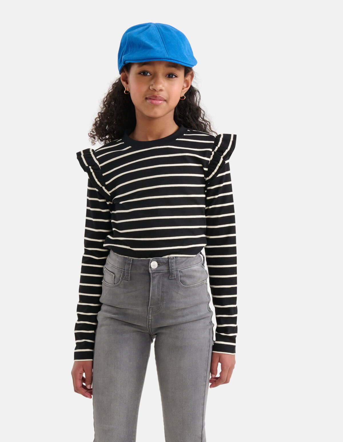Gestreiftes Longsleeve Schwarz SHOEBY GIRLS
