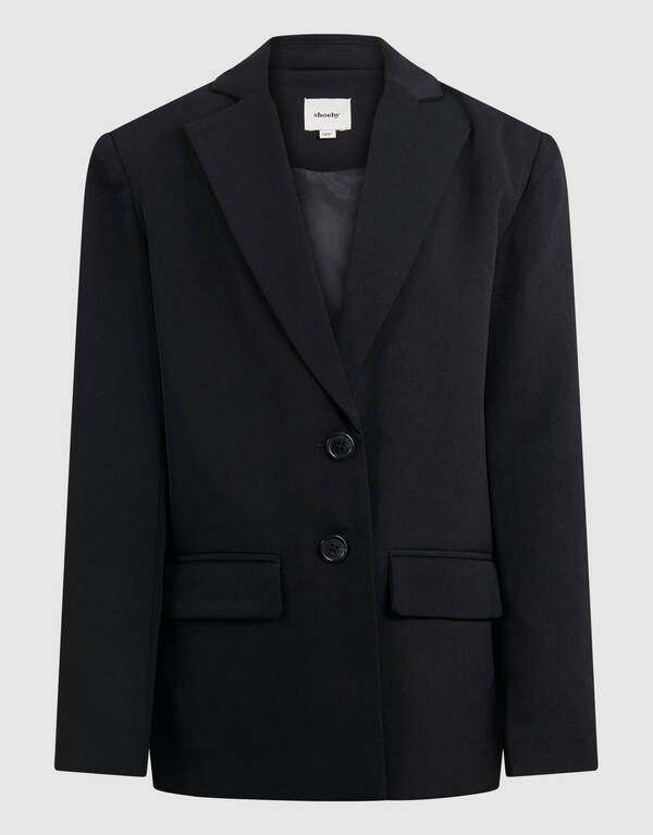 Blazer mit offenem Rücken Schwarz SHOEBY GIRLS