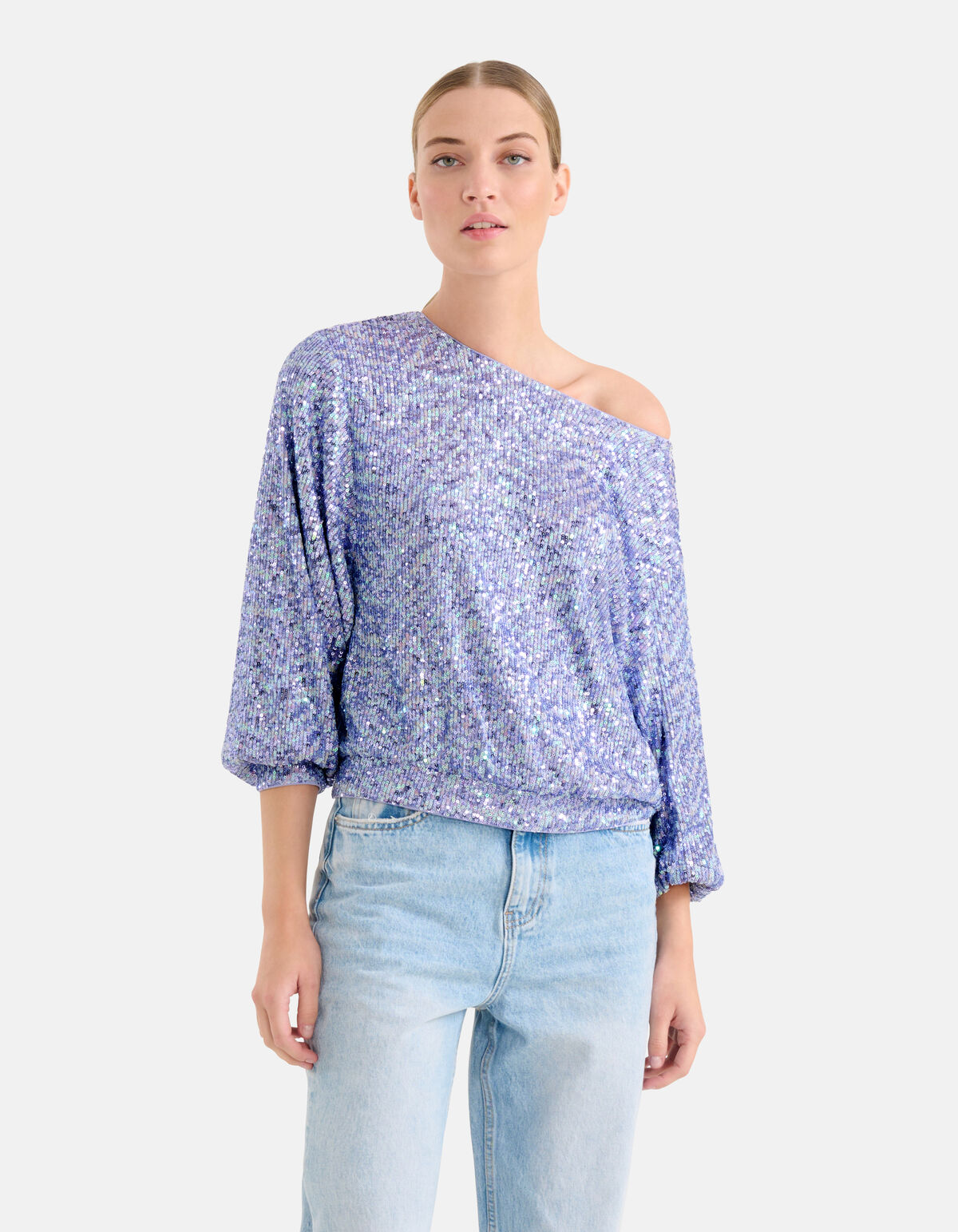 Pailletten Pullover Lila von Mieke SHOEBY WOMEN