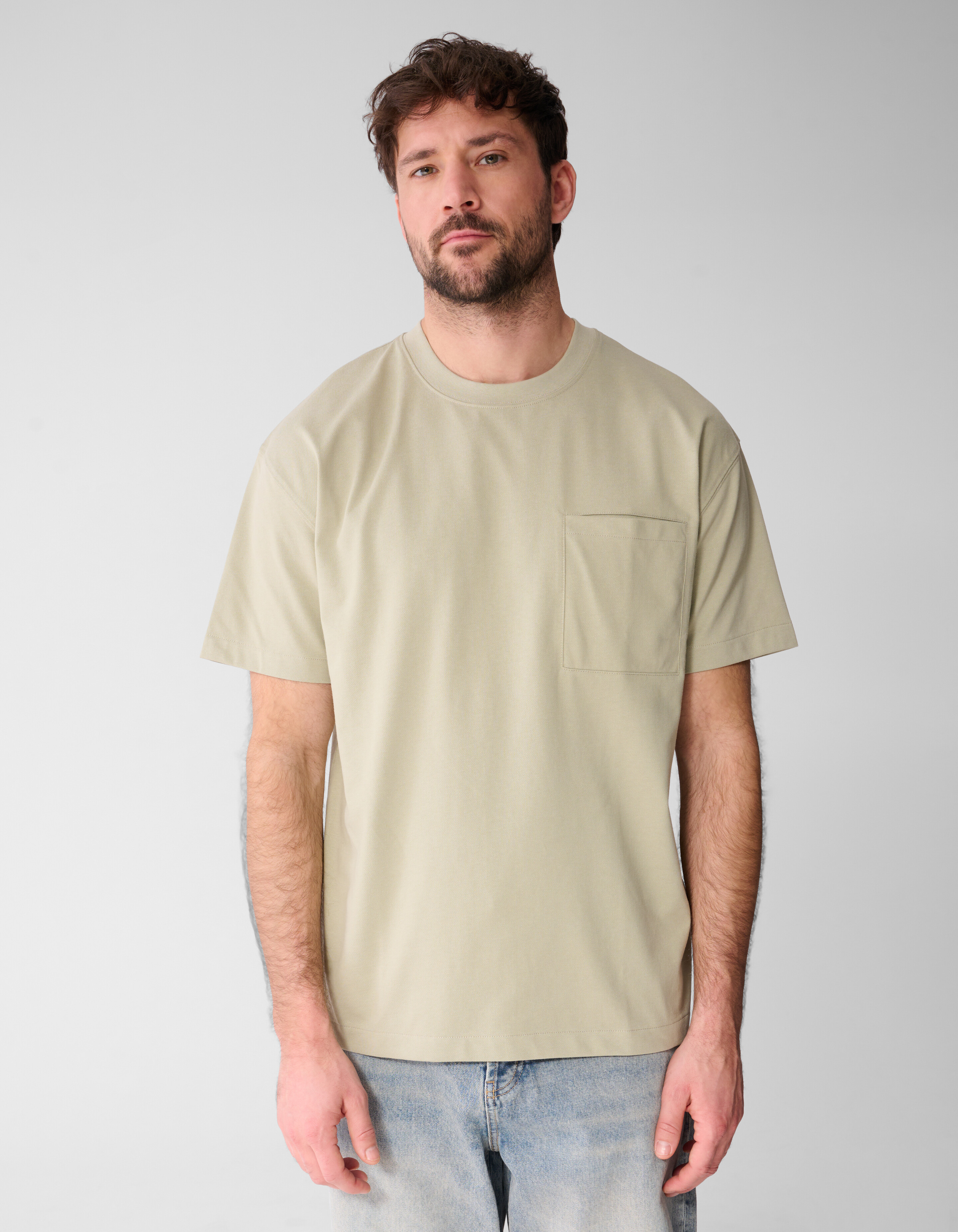 Pocket T-Shirt Hellgr&uuml;n SHOEBY MEN