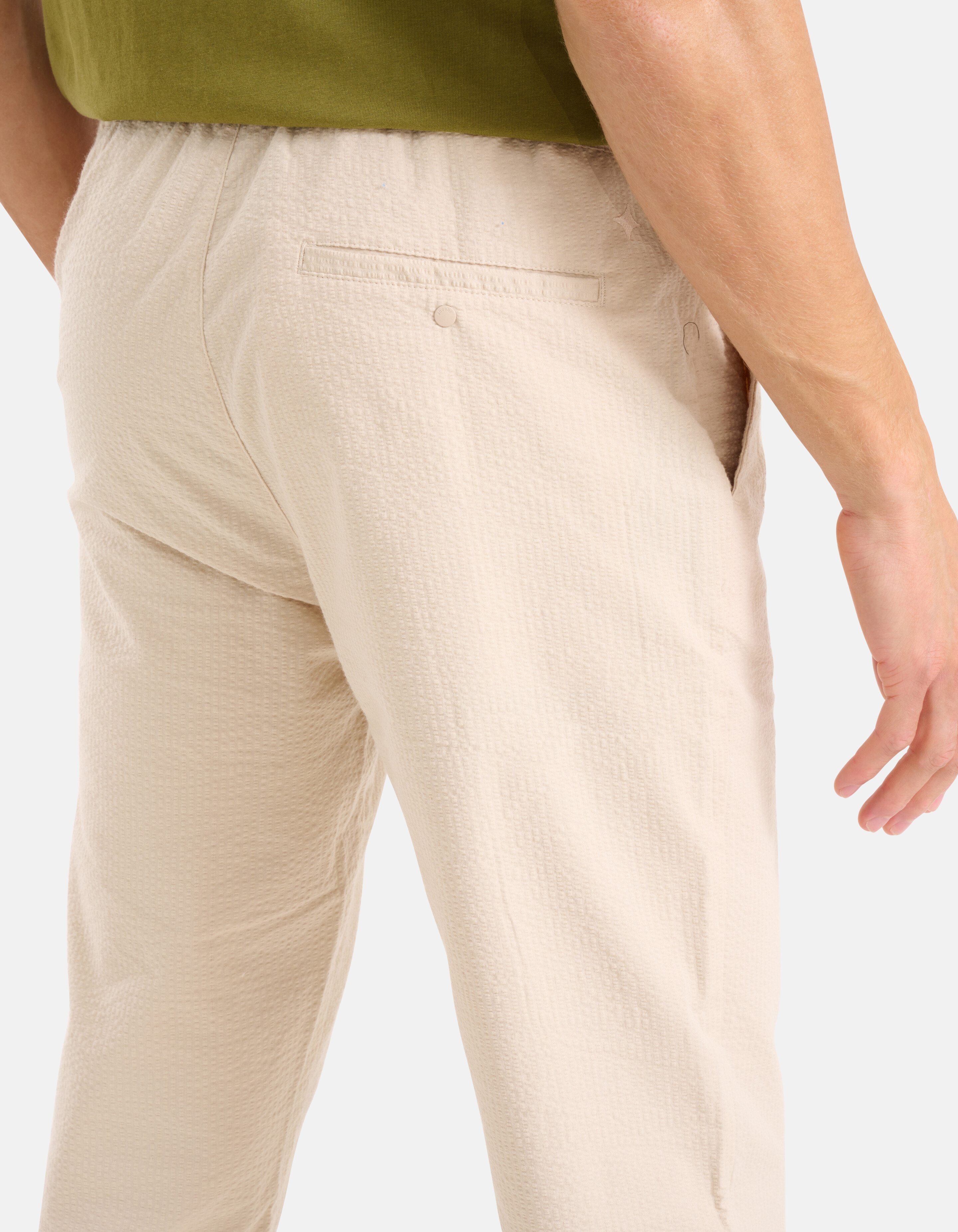 Seersucker-Hose Beige SHOEBY MEN