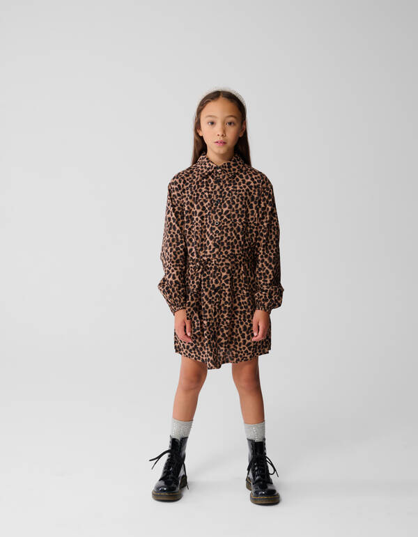 Leoparden-Minikleid Braun SHOEBY GIRLS