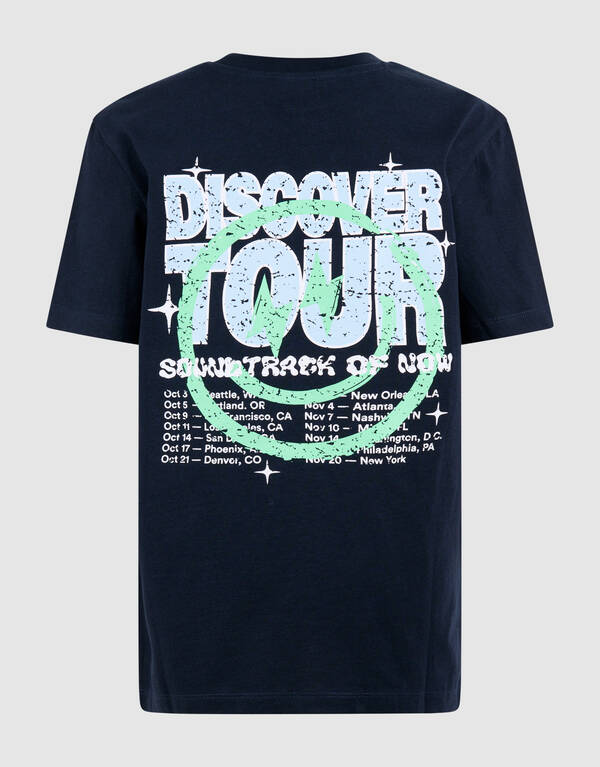 Tour Artwork T-shirt Dunkelblau SHOEBY BOYS