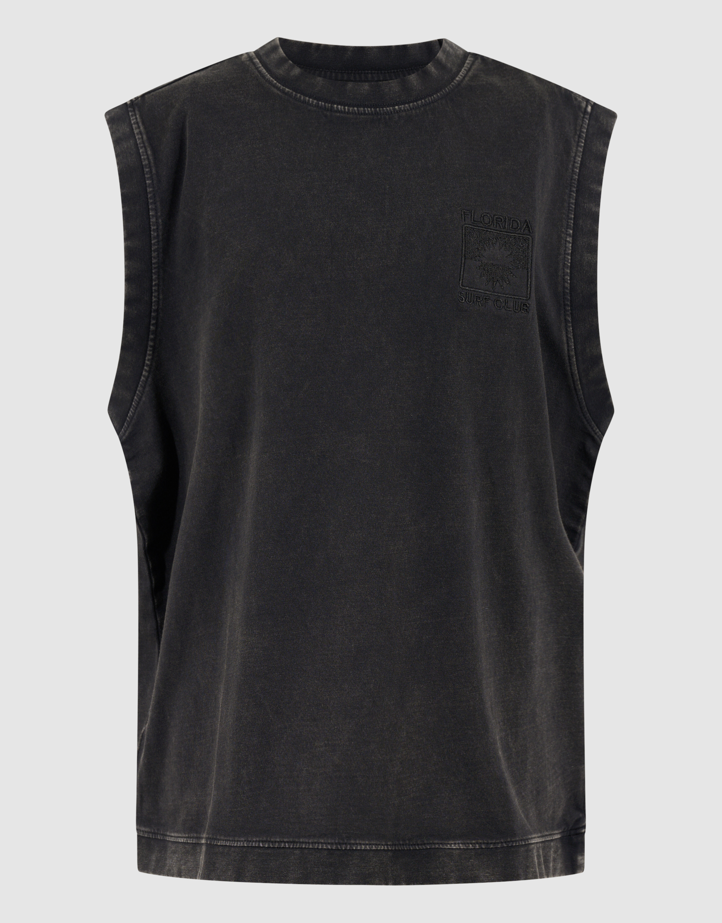 Rippen-Tanktop Schwarz SHOEBY BOYS