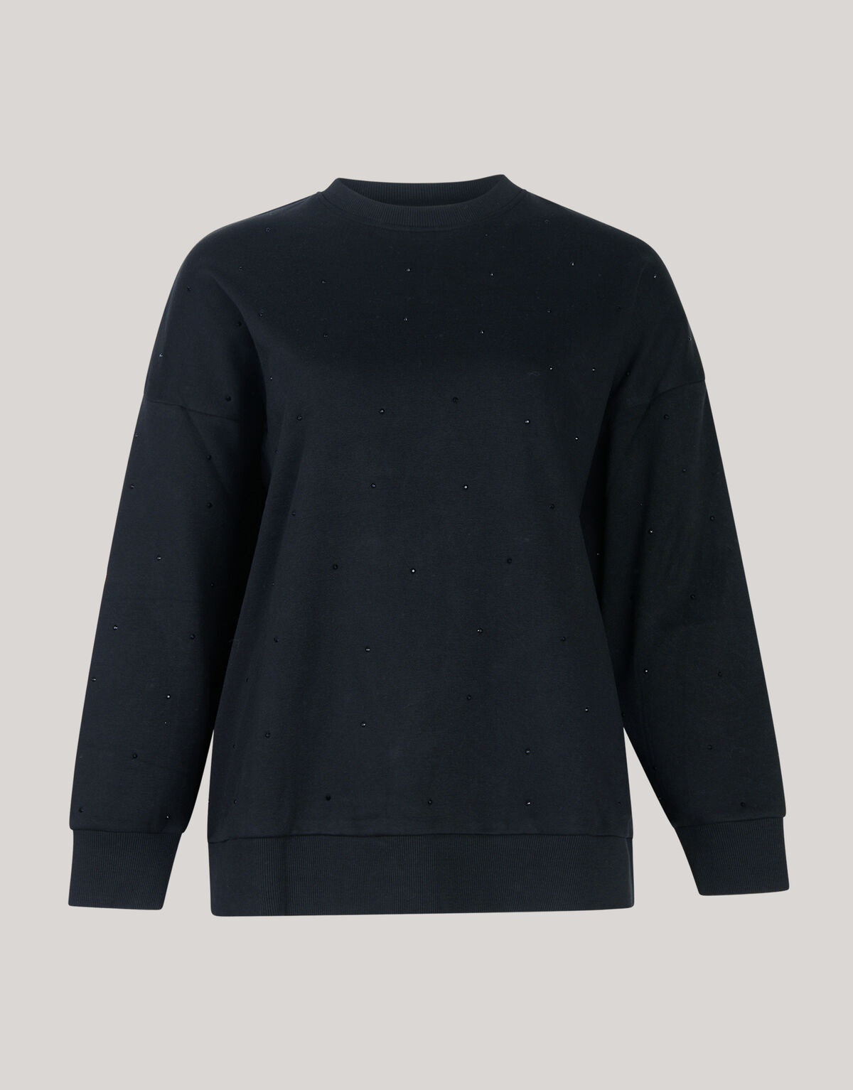 Allover-Strass-Pullover Schwarz SHOEBY WOMEN