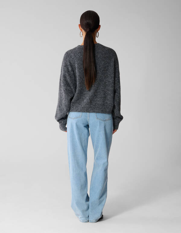 Strickpullover Dunkelgrau By Anna SHOEBY WOMEN