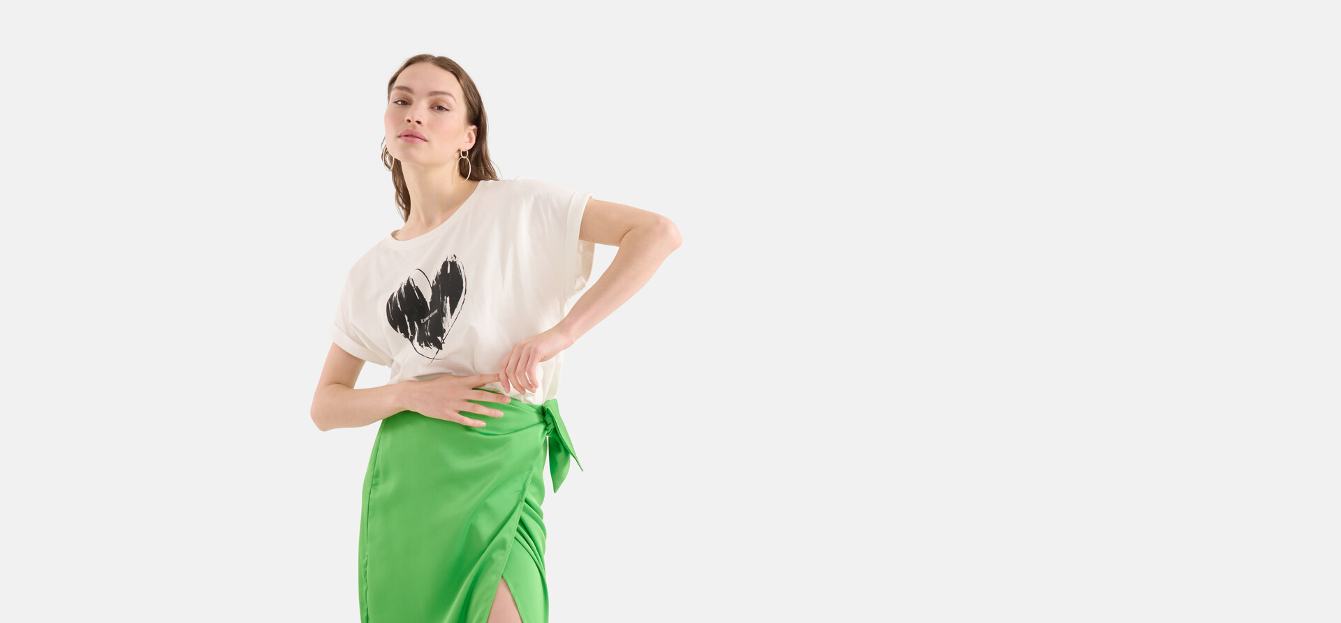 Print-T-Shirt Off-white SHOEBY WOMEN