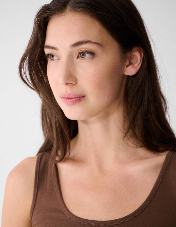 Basic Tanktop Hellbraun SHOEBY WOMEN