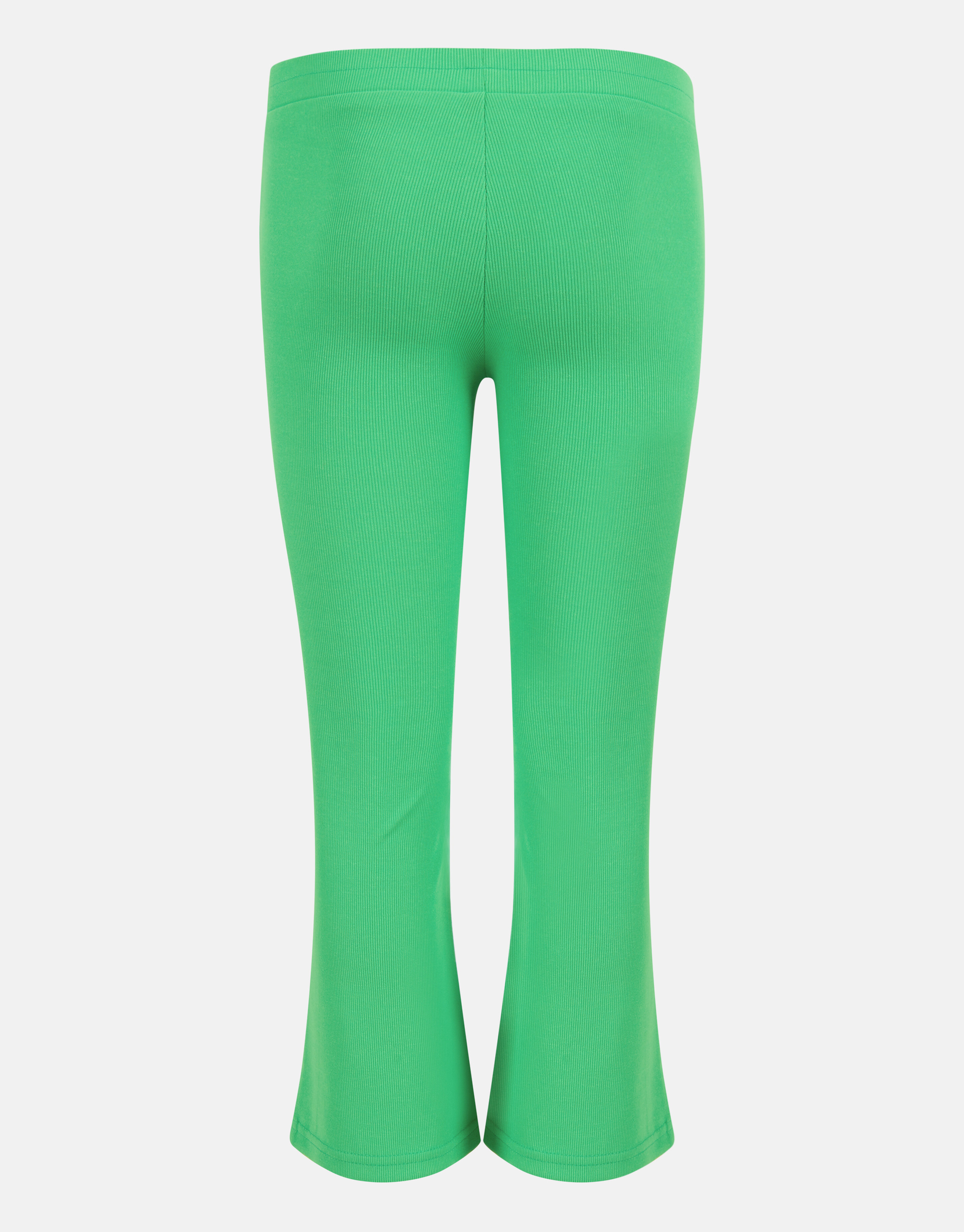 Ausgestellte Rippen-Leggings Grün SHOEBY GIRLS