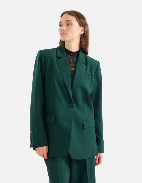 Basic Blazer Dunkelgrün SHOEBY WOMEN