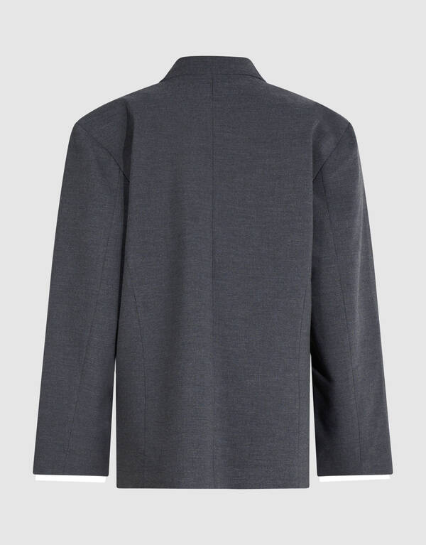 Oversized Blazer Grau SHOEBY WOMEN